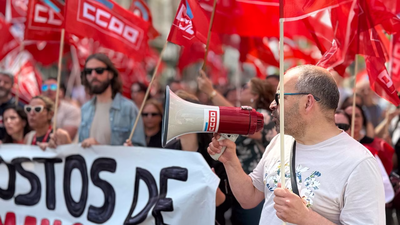 mobilizacións contra o ERE en Teleperformance